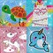 Painting Kits for Kids Animal 5D Gem Art by Number Kits Art and Crafts for Kids Ages 6-8-10-12 Girls Boys for Birthday Christmas Gifts (4Pcs)